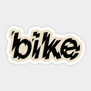 Cycling - “bike” Thunderstruck Electrified Graphic Sticker